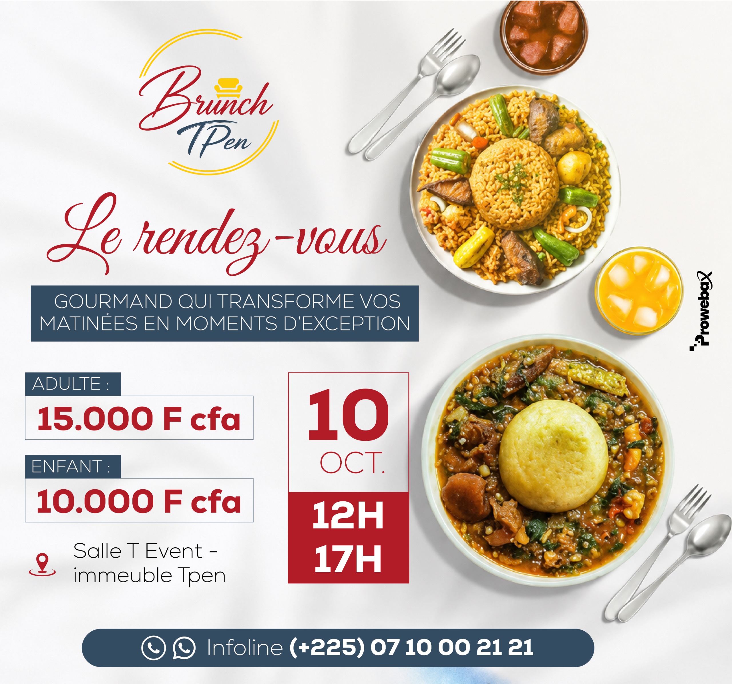 Affiche de Brunch TPEN - 1ere Edition